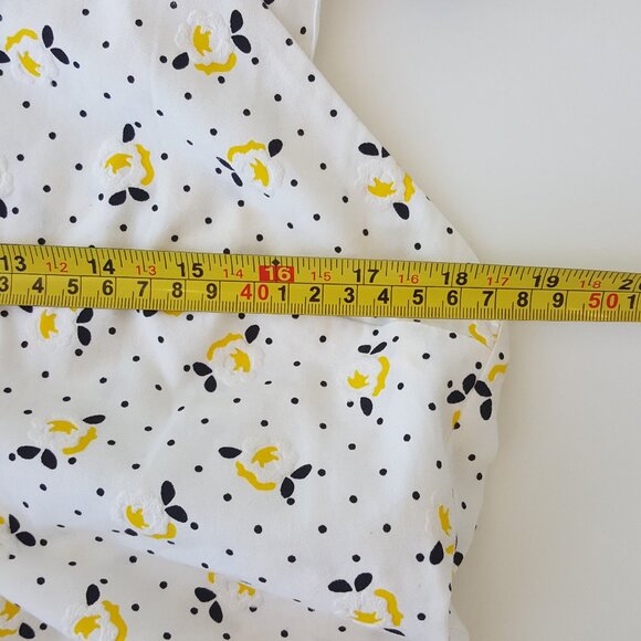 ZARA ! 100% Cotton Jumpsuit with flowers ( Medium ) - Picture 4 of 14